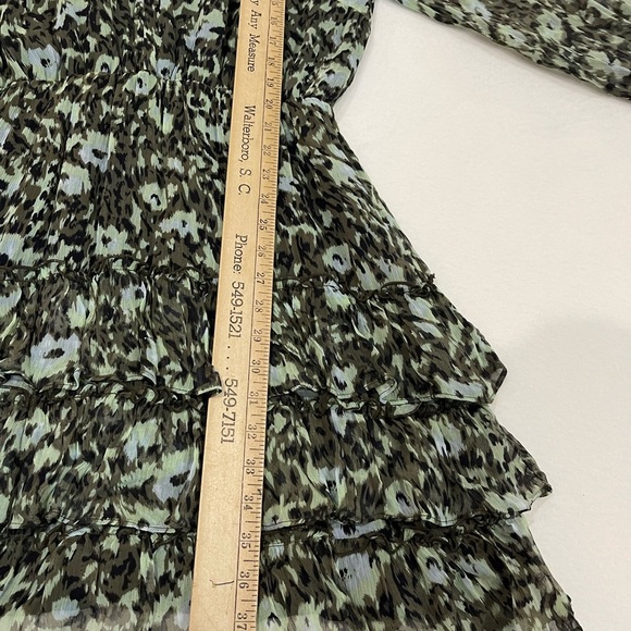 Chiffon Animal Print Dress - Picture 5 of 9